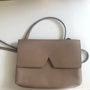 Vince leather crossbody bag